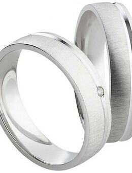 Mattierte Sterling Silberringe SR076-SR077 - Aholming