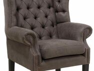 Home affaire Sessel Bedford Ohrensessel Chesterfield, mit aufwendiger Knopfheftung und geschwungenen Armlehnen