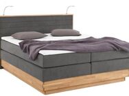 Home affaire Boxspringbett Cavan, Eiche, inkl. Bettkasten & Topper, verschiedene Härtegrade (auch H4)
