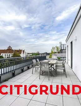 Neuhausen/Zentrale Citylage - Stilvolle 3-Zimmer-Wohnung mit sonniger Panorama-Dachterrasse - München