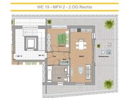 Sonnige Penthousewohnung mit großer Dachterrasse im KFW 40 Energiesparhaus Trier, Maarviertel - Trier