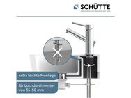 Schütte Waschtischarmatur Cornwall mit Zugstange, Ablaufgarnitur, Mischbatterie