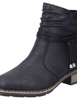 Rieker Winterstiefelette mit Zierkordel und slouchy Schaft