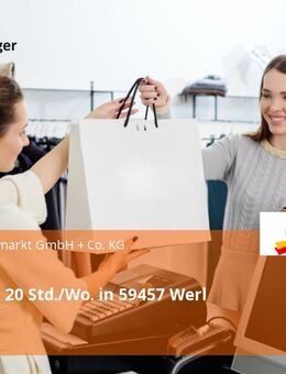 Verkäufer 20 Std./Wo. in 59457 Werl (w/m/d) - Werl
