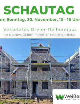 Neubau - Effizienzhaus 40 4-Zimmer-Endreihenhaus mit Stellplatz im schönen Kremperheide - Kremperheide