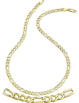 Firetti Kette ohne Anhänger Schmuck Geschenk Silber 925 Halsschmuck Halskette Figarokette, Made in Germany