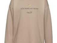 LASCANA Hoodie Lounge-/Kapuzenpullover mit Print vorne, Loungewear