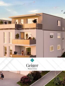 Unverbaubarer Fernblick "Am Tiefen Rain", Südbalkon, Tageslichtbad, großzügiger Wohnbereich, KfW 55! - Bitz