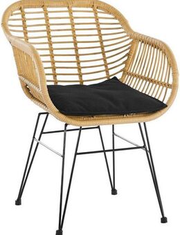 SalesFever Stuhl (Set, 2 St), aus wetterfestem Kunststoffgeflecht in Rattanoptik