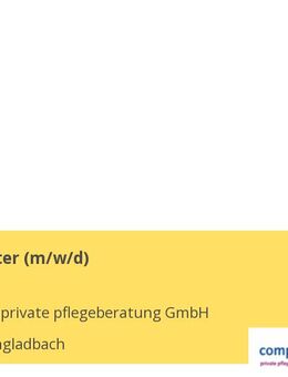 Pflegeberater (m/w/d) - Mönchengladbach