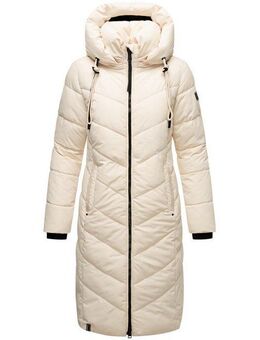 Navahoo Steppmantel Sahnekatzii XIV Schicker Wintermantel mit kuschlig warm wattiertem Kragen