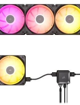 Corsair Gehäuselüfter iCUE LINK LX120 RGB, 3er-Pack