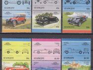 12 Briefmarken Autos (mot020) - Satz - Ueckermünde