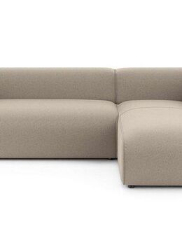 INOSIGN Ecksofa MERID L-Form (257 cm), zeitlos & stilvolles Design, Aufwendig gepolstert, in Cord, Chenille und Struktur