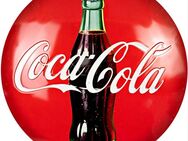 Schönes Coca Cola Blechschild rund Ø 35 cm - München