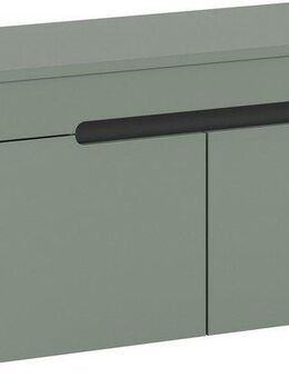 INOSIGN Sitzbank REHAT, TOPSELLER!, Breite 80cm, 2 Türen, 2 Fächer (in verschiedenen Farben erhältlich), Garderobenbank, Flurbank, Dielenbank, Bank mit Stauraum, Bank