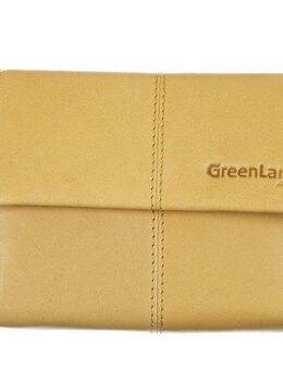 GreenLand Nature Geldbörse, Reißverschlussbörse, Damenbörse, Portemonnaie