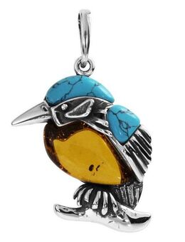 OSTSEE-SCHMUCK Kettenanhänger Ostsee-Schmuck Anhänger Vogel Anhänger Vogel (1-tlg)