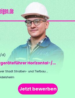 Bohrgeräteführer (m/w/d) Horizontal-/Spülbohrtechnik - Pleidelsheim
