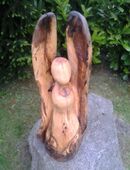 ❣️Weihnachtsengel auf Wunsch aus massiven Holz gefertigt❣️ in 01468