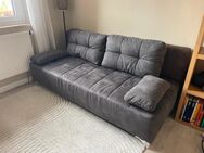 Sofa mit Schlaffunktion und Stauraum 200 x 97 cm anthrazit - Nürnberg