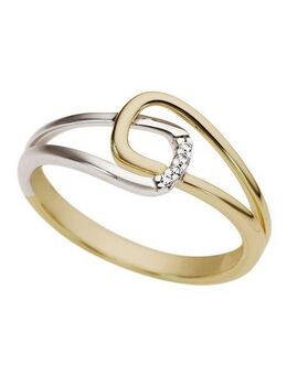 Firetti Diamantring Schmuck Geschenk Gold 333 Damenring Goldring Diamant, mit Brillanten