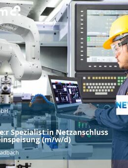Technische:r Spezialist:in Netzanschluss und Netzeinspeisung (m/w/d) - Mönchengladbach