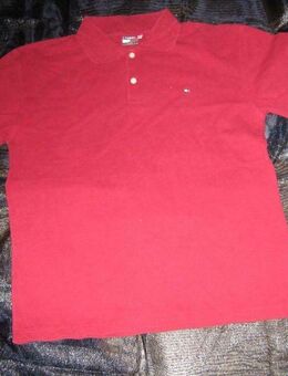 NEUw * Damen oder Herren * Unisex * Pikeè * Polo * T- Shirt "TOMMY HILFIGER" Gr. 38- 40/ M * 48- 50 * kirsch- kamin- rot * - Riedlingen