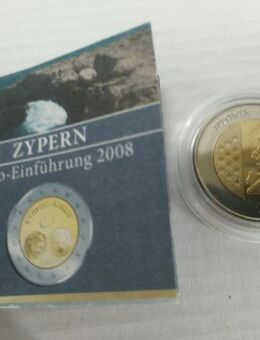 2 €-Münze der Euro-Einführung 2008 "Zypern" - Rees