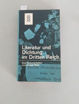 DR WK1 WK2 Literatur und Dichtung im Dritten Reich Joseph Wulf - Fulda Zentrum