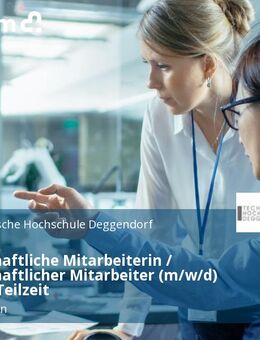 Wissenschaftliche Mitarbeiterin / Wissenschaftlicher Mitarbeiter (m/w/d) Vollzeit / Teilzeit - Pfarrkirchen