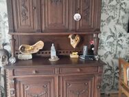 Antiker zwei Etagen Schrank für Selbstabholer B 60cm, L 238cm, H 210cm. - Mönchengladbach