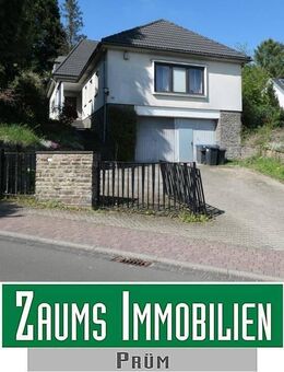Zweifamilienhaus mit Doppelgarage und Werkstatt,Schwimmbad und großem Garten - Prüm