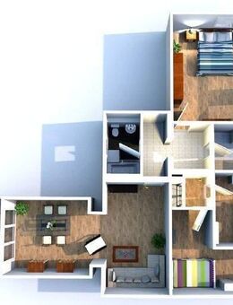 hochwertig sanierte 3- bis 4-Raum-Wohnung mit Balkon - Leisnig