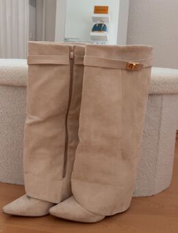 Damen Winterstiefel Samt Optik - Bielefeld Altenhagen