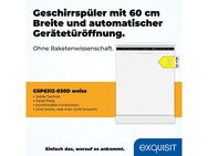 exquisit Standgeschirrspüler GSP6312-030D weiss, 12 Maßgedecke