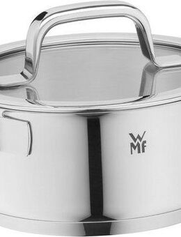 WMF Bratentopf Compact Cuisine, Cromargan® Edelstahl Rostfrei 18/10 (2-tlg), wärmeduzierende Hohlgriffe, Innenskalierung, Schüttrand