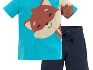 KIDSWORLD Shirt & Shorts 2tlg. Set T-Shirt + Sweatbermudas (Set, 2-tlg) FUCHS - Print