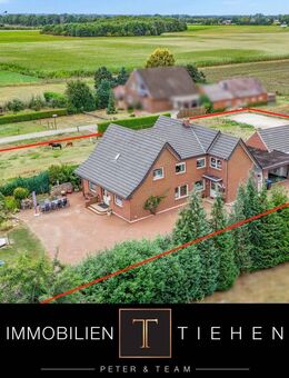 Gut Ding will Weide haben: Zweifamilienhaus mit Stallgebäude auf 4.722 m² Grundstück in Haren/Erika! - Haren (Ems)
