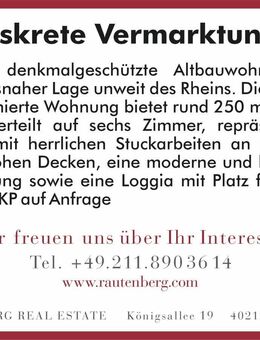 Stilvolle Altbauwohnung in Golzheim - Düsseldorf