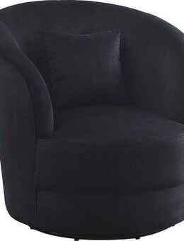 ATLANTIC home collection Drehsessel Colin, 360Â° frei drehend, in Samtveloursbezug, inkl. Zierkissen