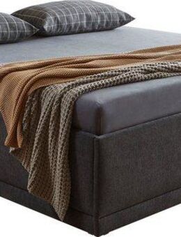 Westfalia Schlafkomfort Polsterbett Texel, Standardhöhe mit Zierkissen, Bettkasten bei Ausführung mit Matratze