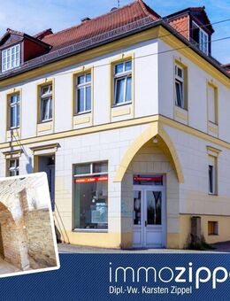 Wohnhaus mit Gewerbeanteil als Einzeldenkmal : 4 WE., 1GE - Eberswalde
