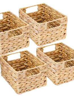 4x HMF Aufbewahrungskorb Korb geflochten aus Wasserhyazinthe - Birkenfeld (Baden-Württemberg)