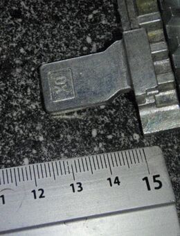 Zahnschieber-Paar SX-DX breite 13 mm - Ulmen
