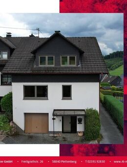R.B. Makler: Reihenendhaus als Wohnungseigentum in idyllischer Lage in Lennestadt - Lennestadt