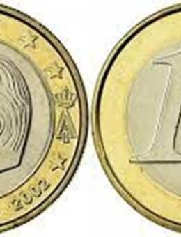 1 Euro Münze, Belgien 2002 - Stuttgart