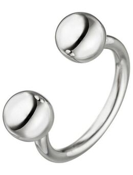 JOBO Silberring Kugel, 925 Silber