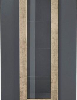 INOSIGN Vitrine Coro, Vitrine, Glasvitrine, Vitrinenschrank, Stauraumvitrine 3 Türen davon 1 Glastür, 9 Fächer, Doppeltiefe, Höhe 120,5cm