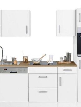 KOCHSTATION Küchenzeile KS-Gera, Breite 270 cm, wahlweise mit E-Geräten, mit Arbeitsplatte